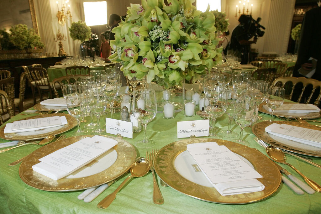 State Dinners White House Ornament